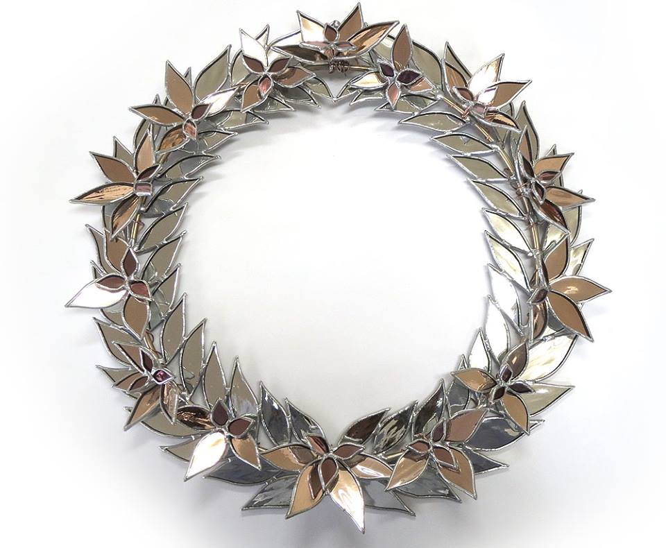 押し花とステンドグラスで心の浄化