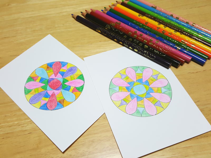 塗り絵で脳をリラックスさせませんか？塗り絵のカラーセラピー開催♪