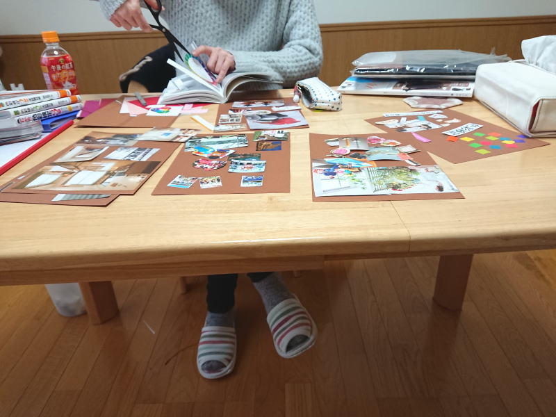 視覚を使って来年の自分を意識する～コラージュで楽しくなる