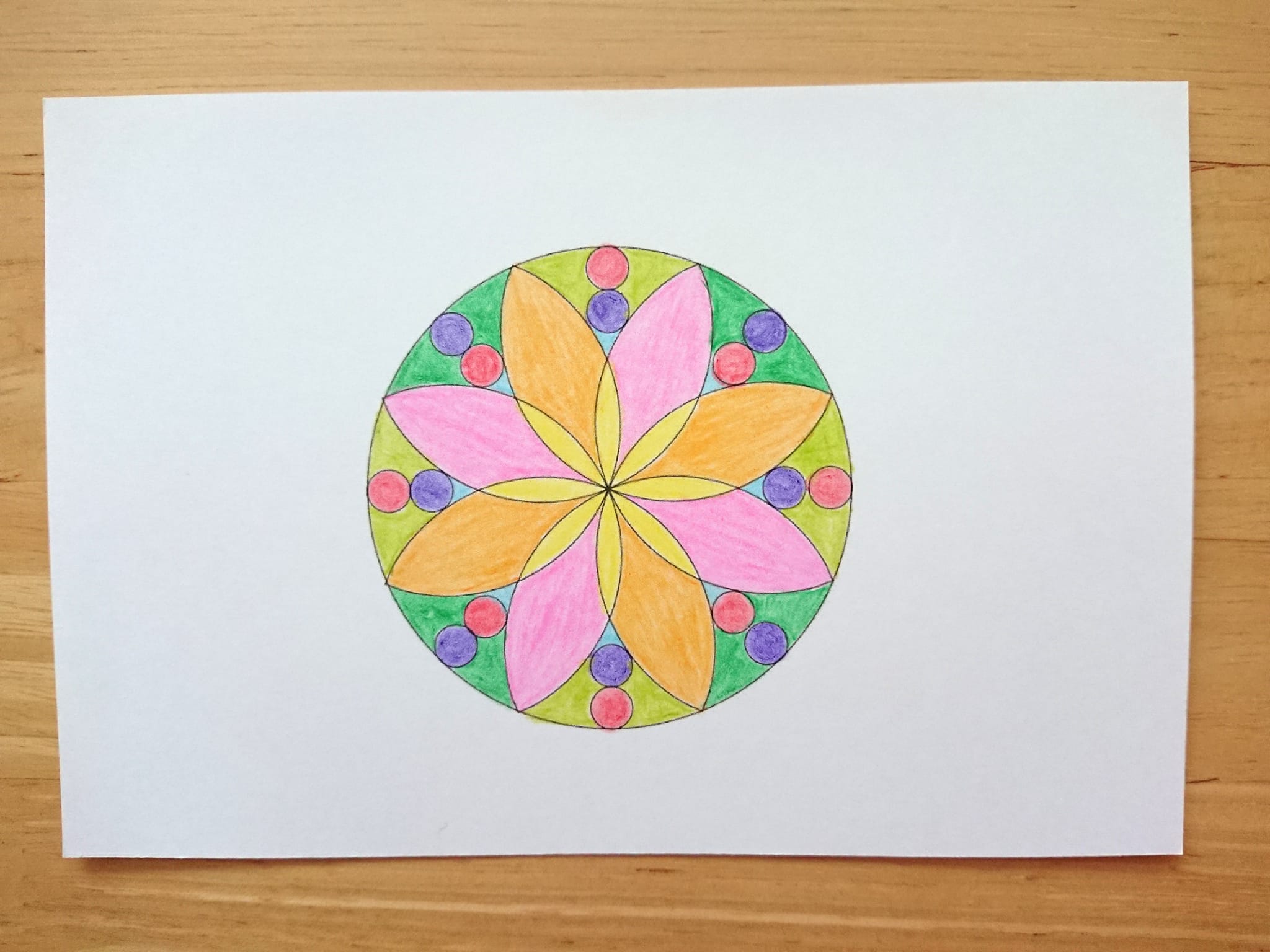 塗り絵セラピー～感情を解放する前と後の色使い