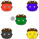 どの色の鬼退治をする？～色と煩悩